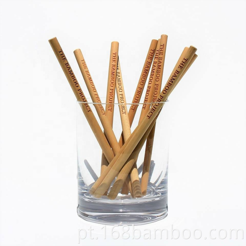bamboo straw with logo